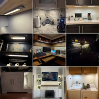 Éclairage LED sans fil magnétique à détecteur de mouvement rechargeable pour armoire, cuisine et placard - Vente en gros usine