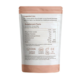 Poudre Protéinée Premium pour le Soutien des Courbes, Mélange de Peptides de Collagène, Personnalisable OEM ODM, Certifiée NSF ISO, Végétalienne, Casher, Halal - Product Image 3