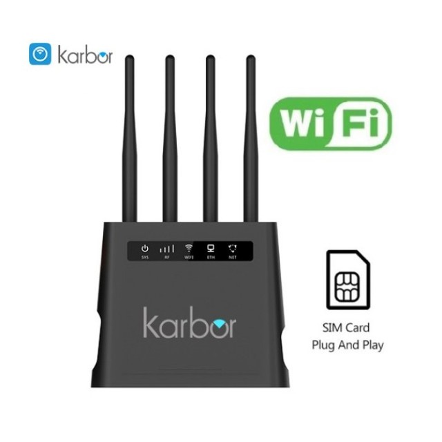 Karbor Home CPE Router Dual Band 2.4G & 5G 300Mbps Firewall SIM Card Slot CAT 12 WFI