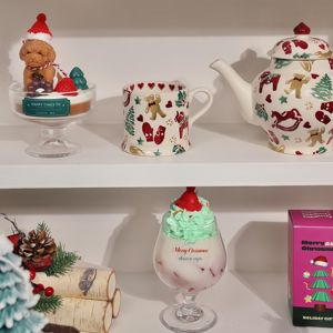 Bougie parfumée au vin chaud de Noël pour décoration intérieure haut de gamme, <span class=keywords><strong>cire</strong></span> de gel longue durée, cadeau romantique en boîte - Product Image 4