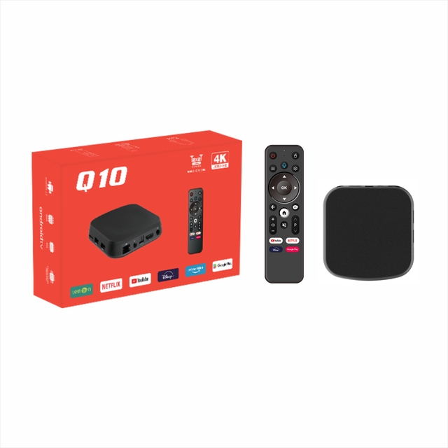 IATV Q10 Android 12 TV Box Allwinner H618 2.4G 5G Dual Wifi6 BT4.2 Voice Remote Control 4GB 32GB Smart Set Top Box