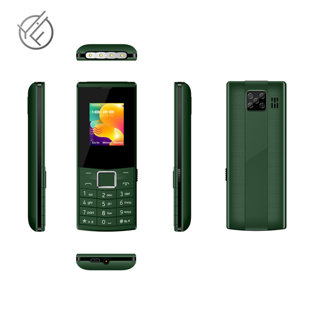 Long Standby Tecno Big Original Cell Mobile Green Button Phone for Old People