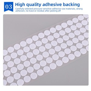 20mm çift taraflı güçlü kendinden yapışkanlı cırt cırt nokta çevre dostu yapışkanlı çok fonksiyonlu stokta kolay DIY - Product Image 4