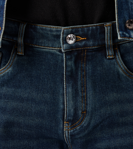 Pantalones de mezclilla para hombre, estilo único, corte ajustado, pierna recta, formales de negocios, casuales, lavados, para otoño e invierno, venta al por menor y al por mayor - Product Image 4