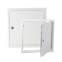 Porte d'accès en acier inoxydable et acier galvanisé de haute qualité, moderne, carrée, pour cloisons sèches, avec serrure à cylindre