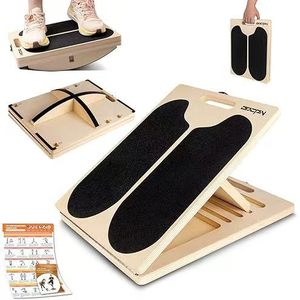 Tabla de equilibrio de madera antideslizante para yoga, pilates, entrenamiento del core y ejercicios de fitness. - Product Image 1