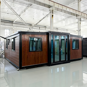 Maison conteneur en acier extensible de haute qualité, étanche, 20 pieds 40 pieds, design moderne pour chambre, <span class=keywords><strong>appartement</strong></span>, atelier, centre commercial - Product Image 3