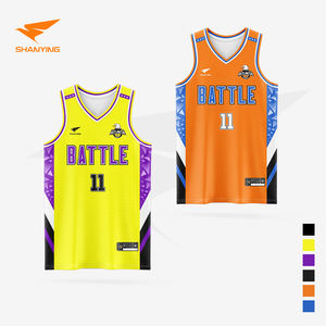 Maillots <span class=keywords><strong>de</strong></span> <span class=keywords><strong>basket</strong></span>-ball usagés, personnalisation, impression par sublimation, maillots <span class=keywords><strong>de</strong></span> <span class=keywords><strong>basket</strong></span>-ball vierges à séchage rapide avec nom d'équipe - Product Image 2