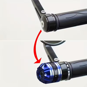 Заглушки для руля мотоцикла Street Racer, резные, универсальные для электромотоциклов и скутеров - Product Image 5