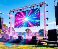 Wasserdichte 7680Hz LED-Wandpaneele für Bühnenvermietung, Display-Bildschirm P2.6 P2.97 P3.91, Outdoor-Videowand für Veranstaltungen