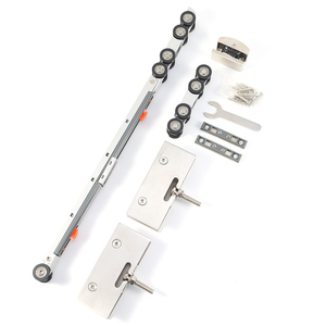 Rouleau de suspension robuste à double amortissement BETOCI, capacité de charge 80 kg, silencieux, anti-pincement, pour rail de porte en bois - Product Image 3