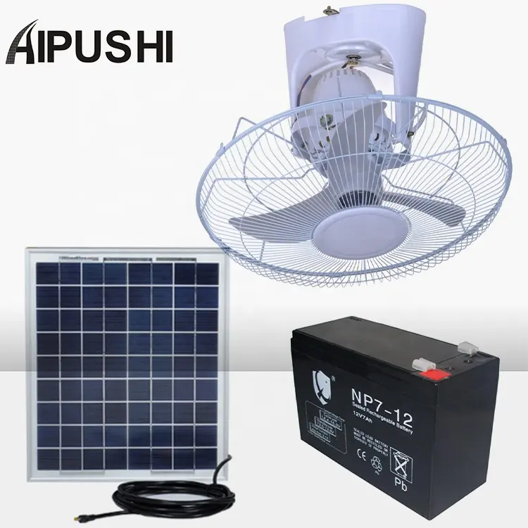 12v ACDC fan solar ceiling fan/orbit fan dc cooper motor
