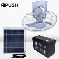 ACDC Solar Ceiling Fan, Absit Fan, DC Cooper Motor, 12 V