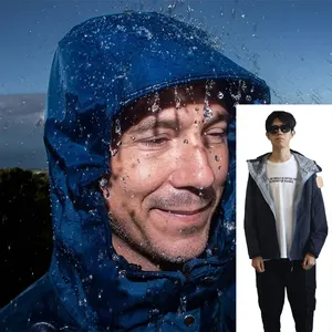 आउटडोर खेल वर्षा जलरोधक हार्डशेल हिकिंग विंडप्रूफ फैशन कोट जैकेट
