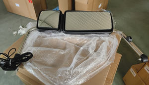 Espejo Retrovisor Lateral Izquierdo Manual Plegable con Cubierta Cromada 3678815C92 Compatible con Camiones International WorkStar 7300 <span class=keywords><strong>7400</strong></span> 7500 7600 - Product Image 3