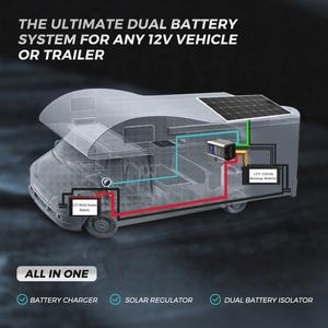 <span class=keywords><strong>Chargeur</strong></span> de batterie 12V 20a 40a DC à DC avec Kit de système solaire isolateur double batterie 4WD RV lithium - Product Image 6