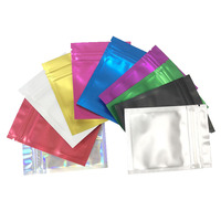 Sachet d'emballage alimentaire métallisé holographique mat à trois soudures latérales, imprimé en héliogravure, pour supermarché