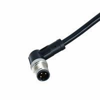 Câble de capteur Rigoal femelle 5 broches CUSTOM IP67 étanche 2 3 4 broches M8 M12 câble de connecteur