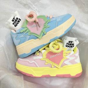 Zapatillas Blancas de Mujer Virales Primavera-Otoño 2026, Zapatillas Casuales de Suela Gruesa que Combinan con Todo, Zapatillas Deportivas de Moda para Correr - Product Image 5