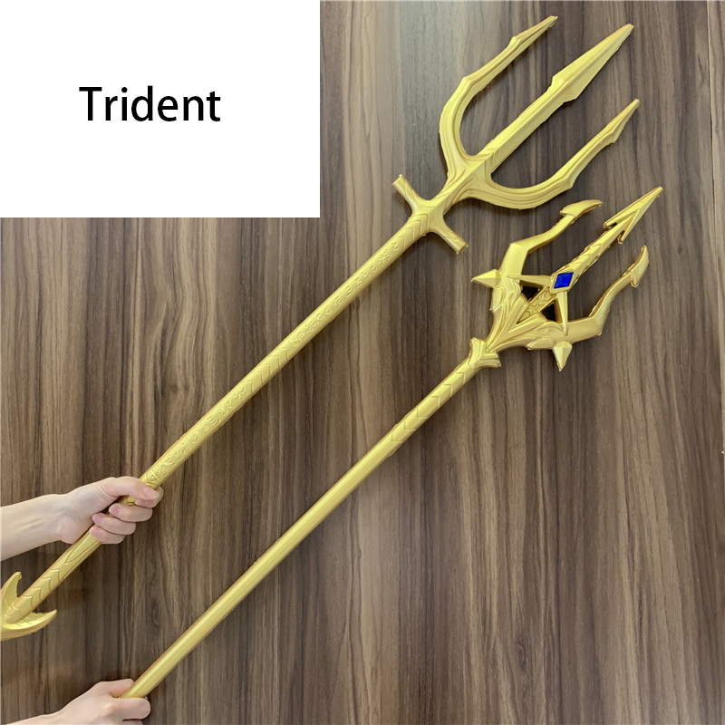 人気の新作 ポセイドンウェポンゴールデントライデント100cm300gハロウィン その他