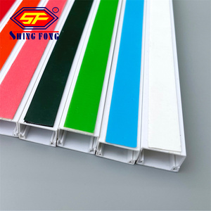 Treo tường Cáp <span class=keywords><strong>Trunking</strong></span> <span class=keywords><strong>PVC</strong></span> điện hệ thống dây điện ống dẫn với chất kết dính - Product Image 6