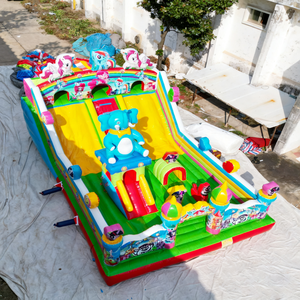 Castillo Inflable Personalizable Ecológico para Uso Doméstico, Tobogán, Escalera de Escalada, Combo para Negocios de Alquiler de Parques, 500 kg - Product Image 4