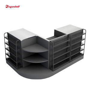 Mesa de caja registradora con diseño de supermercado, Mostrador de caja registradora - Product Image 3