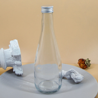 Bouteille de boisson en verre soda 330ml, bouteille en verre d'eau minérale Evian