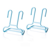Séchoir à chaussures multifonctionnel suspendu pour balcon, 2 pièces, 2-en-1, avec rangement vertical et emporte-pièces pour enfants