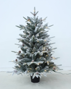 High Quality Standing Artificial Pine Cone Desk Tree <b>LED</b> Lights Battery Operated for <b>Christmas</b> Holiday Home Office <b>Decoration</b> - Product Image 1