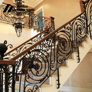 קל מותקן וילה מסחרית זכוכית שלב ספירלה דייר עצים חיצונית טרד מדרגות סלילי - Product Image 3