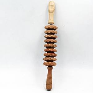 Masseur d'estomac en bois, outils de massage du dos et du corps pour la relaxation, la perte de poids, rouleaux de massage - Product Image 6