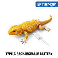 EPT 2.4GHz APP Double Contrôle par Application 360° °   Lézard RC intelligent télécommandé pour grimper les murs avec lumières, jouet animal pour enfants