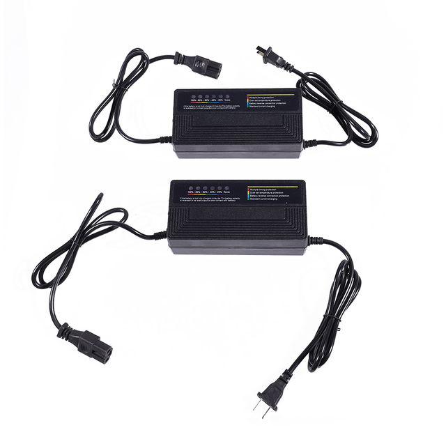 High Power 48V Waterproof Electric Moped Scooter Charger Fast 125W/150W Output DC Port Adapter for Electric Motorcycles