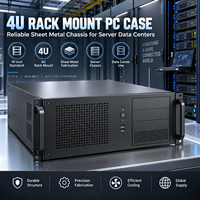 Boîtier PC 4U standard de 19 pouces pour montage en rack avec fabrication en tôle pour serveurs et centres de données