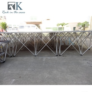 Plataforma de Escenario de Altura Ajustable, Plataforma Elevadora de Aluminio, Escenario Estable y Firme en Venta - Product Image 4