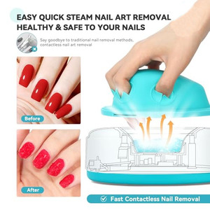 Máquina Eléctrica de Vapor para Uñas, Calentador de Manicura y Pedicura con Luz LED, Secador de Uñas de 5 Dedos, Uso en Salón y Hogar - Product Image 3