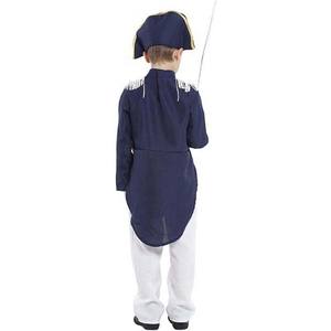 زي تنكري للأولاد في هالوين ، زي نابليون العام الاستعماري للأطفال - Product Image 3