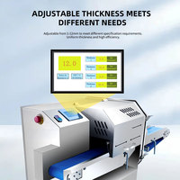 Machine multifonctionnelle pour couper la viande cuite, déchiqueteuse de poitrine de poulet, trancheuse, machine à découper en dés le bœuf et le porc cuits