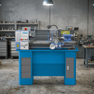 FERVI T900 Tornio Parallelo Machine à bois horizontale manuelle/automatique, diamètre max. 320 mm, passage de barre 38 mm, usage moyen - Product Image 2