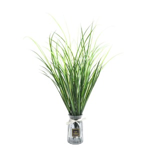 Feuilles de gladiolus artificielles, décorations pour la maison, feuillage en plastique pour aménagement paysager, accessoires de photographie de mariage, vente en gros - Product Image 2