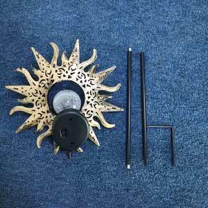 Solar Garden <b>Light</b> Sunflower Shape <b>LED</b> Outdoor Decorative Lamp Water Resistant Free Standing - Product Image 4