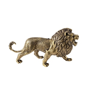 Artigianato in bronzo, Re delle steppe, Grande <span class=keywords><strong>leone</strong></span>, Ornamenti in ottone, Decorazioni per la casa - Product Image 2