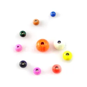 Beads For Fishing Colorful Fishing Tackle Fishing Accessories Tungsten Beads For Jig Fishing