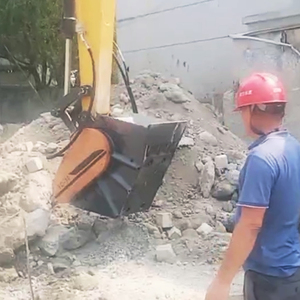 Concasseur à mâchoires hydraulique YC-10 de nouvelle génération, petit format, économique, en acier, pour travaux routiers, adapté aux outils d'excavatrice - Product Image 4