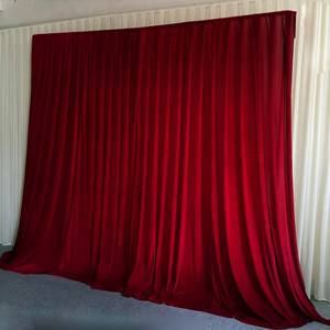 2024 tela de satén barata boda fiesta telón de fondo cortina fiesta de cumpleaños escenario Fondo DIY decoración Textiles - Product Image 5