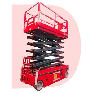 แพลตฟอร์มยกทำงานทางอากาศแบบเคลื่อน<span class=keywords><strong>ที่</strong></span>ได้ ผลิตจากเหล็กกล้าคาร์บอน พร้อมโครงสร้างขาพับได้และคุณสมบัติด้านความปลอดภัย - Product Image 5