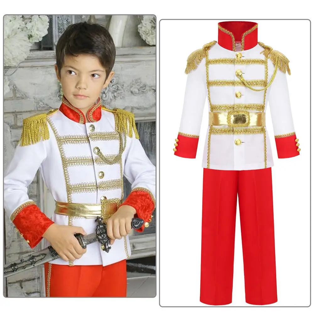 Kostum Cosplay Anak Halloween, Kostum Penampilan Menawan Pangeran