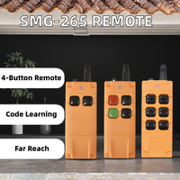 Module RF sans fil universel 433Mhz 2 4 6 boutons Antenne Télécommande Code d'apprentissage Ev1527