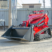 Mini-chargeuse compacte sur chenilles 480 kg, moteur diesel Kubota, débit hydraulique élevé, puissante, livraison gratuite - Offre spéciale